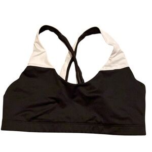 Victoria’s Secret Sport Sports Bra Black White Medium